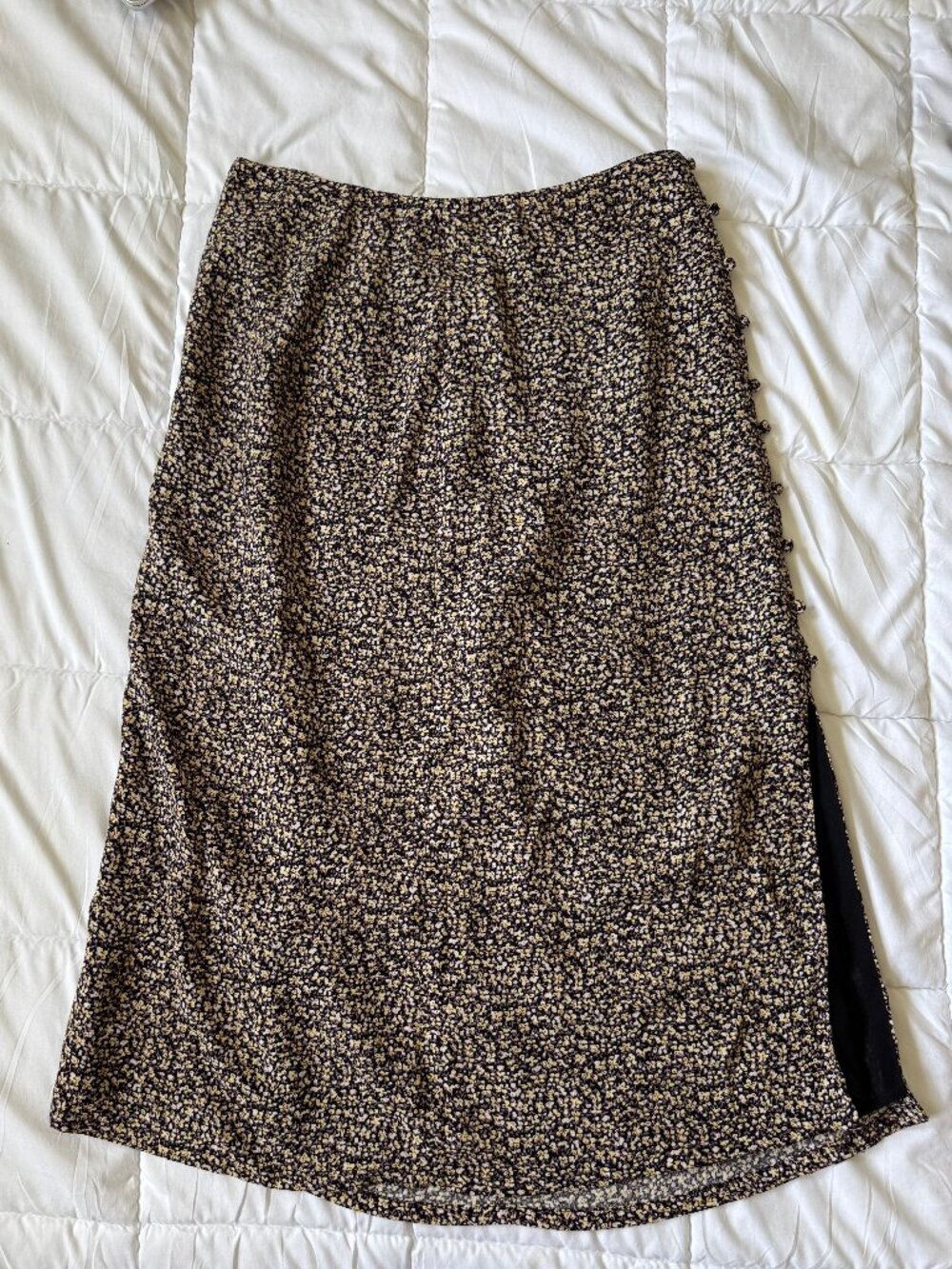 Frank and Oak Size Small Flower Print Skirt